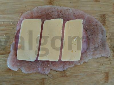 Vištienos suktinukai su kumpiu Žingsnis 1