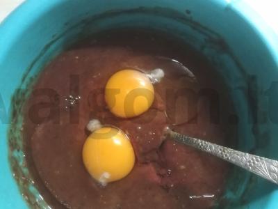 Kepenų paplotėliai ant kefyro su svogūnais Žingsnis 6