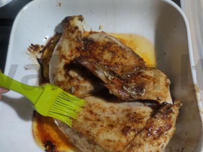 Kepta vištiena su adžika ir naminiu česnakiniu aliejumi Žingsnis 4