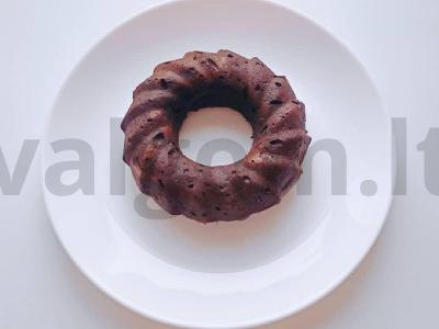 Šokoladinis keto keksiukas pagrindine nuotrauka