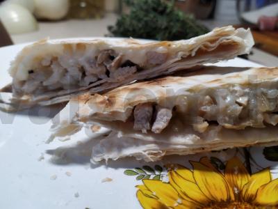 Mėsos vokeliai su grybais ir sūriu pagrindine nuotrauka