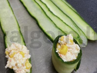 Agurkų suktinukai Žingsnis 3