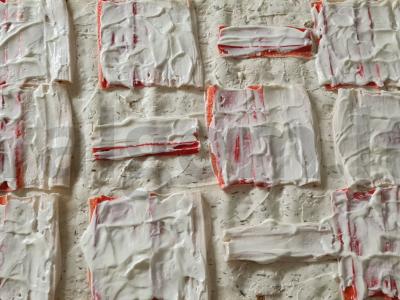 Pitos suktinukai su krabų lazdelėmis ir kiaušiniais Žingsnis 3