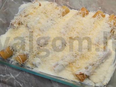 Cannelloni su malta mėsa Žingsnis 7