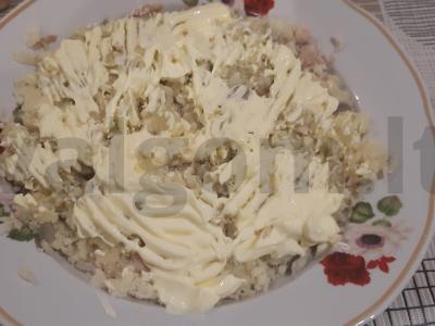 Neįprastos kivių salotos Žingsnis 4