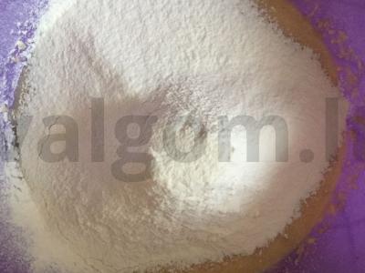 Mieliniai keksiukai su pienu prie arbatos Žingsnis 5