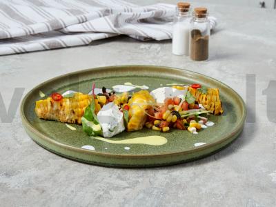 PP kukurūzai su feta ir mėtomis pagrindine nuotrauka