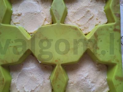 Keto sausainiai, "Toothy". Žingsnis 4