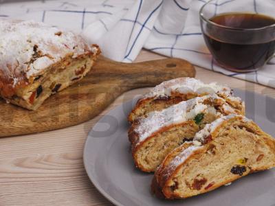 Kalėdinis stollen su migdolais Žingsnis 8