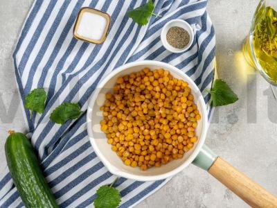 PP avinžirnių salotos Žingsnis 1