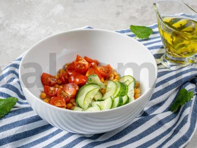 PP avinžirnių salotos Žingsnis 2