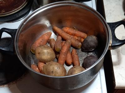 Vinaigrette su korėjietišku padažu Žingsnis 1