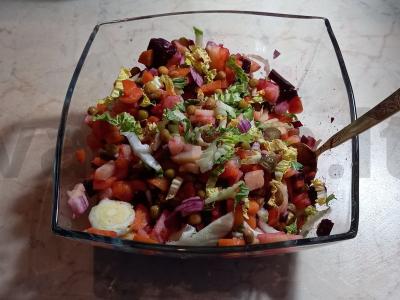 Vinaigrette su korėjietišku padažu Žingsnis 11