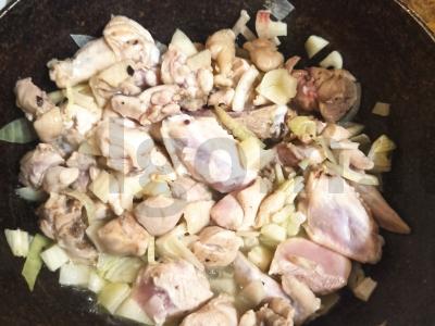 Vištienos plovas Žingsnis 1