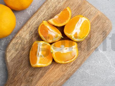 Ant grotelių kepti mandarinai su medumi, kardamonu ir imbieru Žingsnis 1