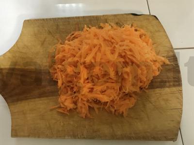 Žuvis ant morkų lovos Žingsnis 2