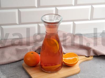 Raudonųjų serbentų ir mandarinų kompotas Žingsnis 3