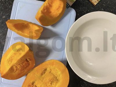 Keptas moliūgas su Provanso žolelėmis Žingsnis 1