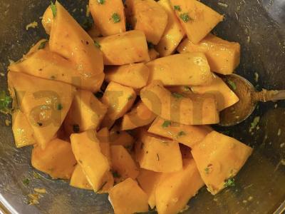 Keptas moliūgas su Provanso žolelėmis Žingsnis 3