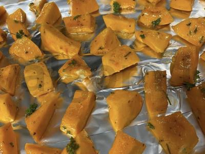 Keptas moliūgas su Provanso žolelėmis Žingsnis 4