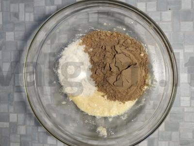 Kokosų sūrio pyragėliai iš linų sėmenų miltų Žingsnis 2
