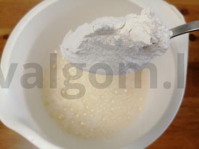 Obuolių blyneliai Žingsnis 3