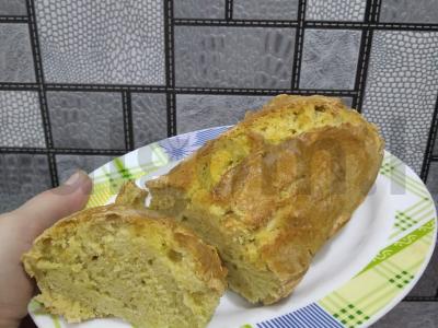 Dietinė duona be mielių su kukurūzų miltais pagrindine nuotrauka