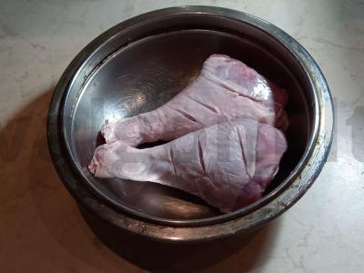 Šventinis kalėdinis kalakutas Žingsnis 1