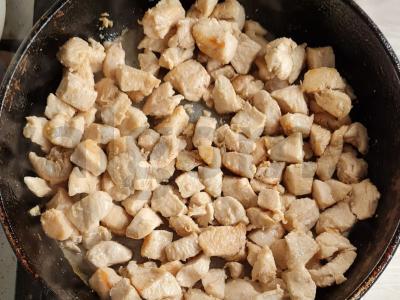 Grikių makaronai su daržovėmis ir vištiena Žingsnis 2