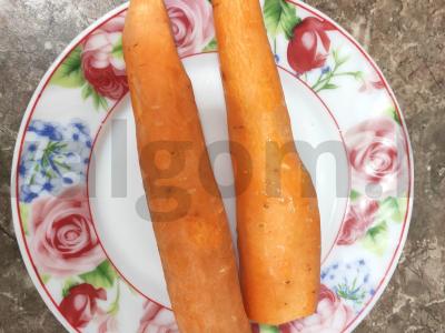 Korėjietiškos morkos Žingsnis 1