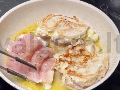 Vištienos filė su grybais Žingsnis 5