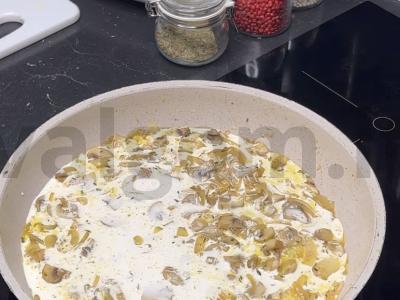 Vištienos filė su grybais Žingsnis 7