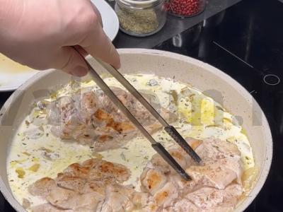 Vištienos filė su grybais Žingsnis 8