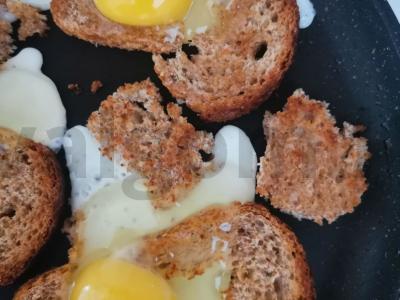 Kiaušinienė ir duona Žingsnis 4