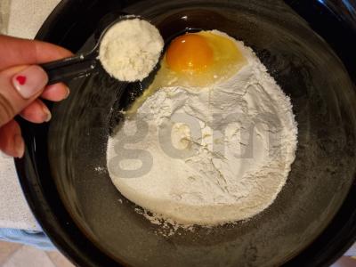 Baltyminiai blyneliai Žingsnis 1