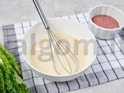 Blyneliai su saldžiųjų pipirų ir pašteto įdaru Žingsnis 1