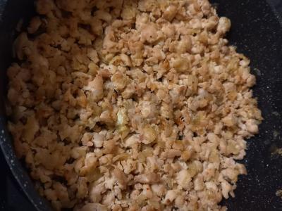 Bulvių apkepas su malta vištiena Žingsnis 2