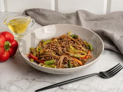 Soba su žuvies padažu ir daržovėmis Žingsnis 4