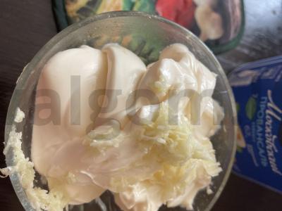 Česnakų padažas Žingsnis 2