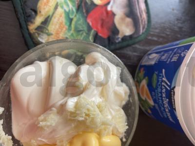 Česnakų padažas Žingsnis 3