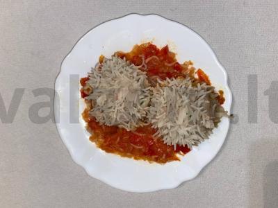 Patrauklūs malti ežiukai su padažu pagrindine nuotrauka