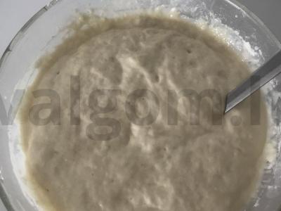 Pūkuoti, aukšti blynai Žingsnis 3