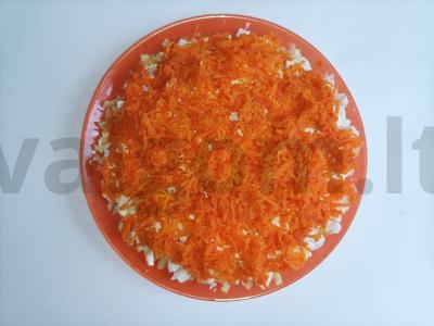 Salotos su vištienos krūtinėle ir granatais Žingsnis 2