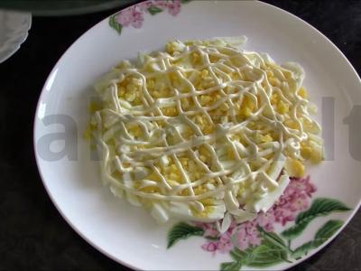 Prancūziškos salotos su obuoliais Žingsnis 2