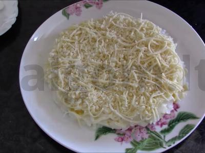 Prancūziškos salotos su obuoliais Žingsnis 4