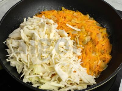 Kopūstai su krienų šaknimi ir soromis Žingsnis 4