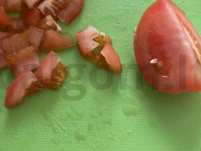 Baltyminės salotos su vištiena ir daržovėmis Žingsnis 3