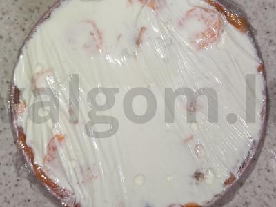 Šaltai rūkyto avokado, lašišos ir krevečių terina Žingsnis 2