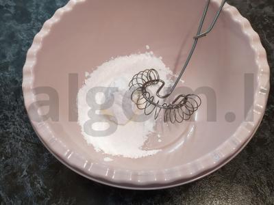 Kokosų rojaus sausainiai. Žingsnis 1