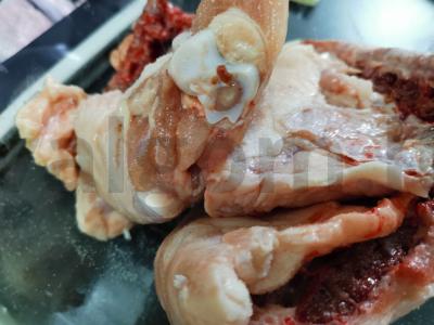 Vištiena garstyčių padaže su bulvėmis Žingsnis 1